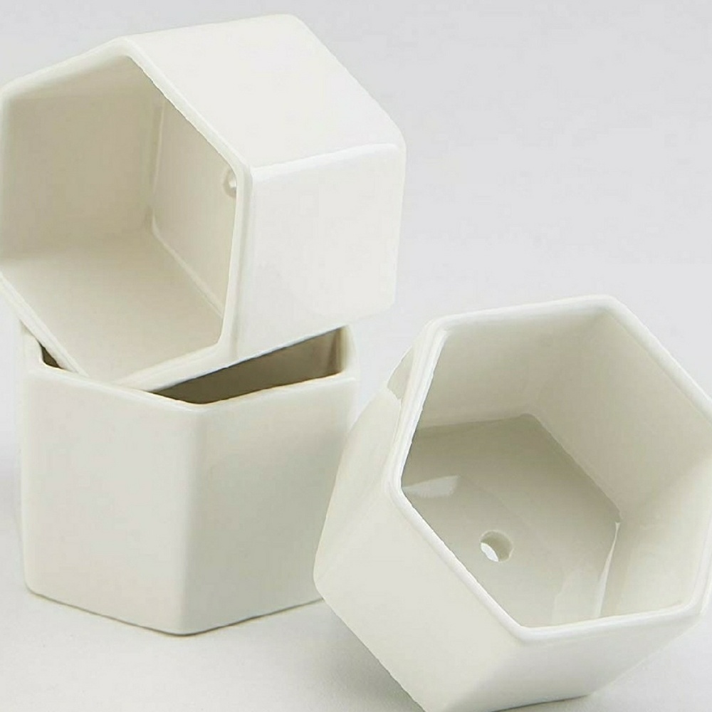 Hexagon honeycomb succulent planter - Picture 4 of 6